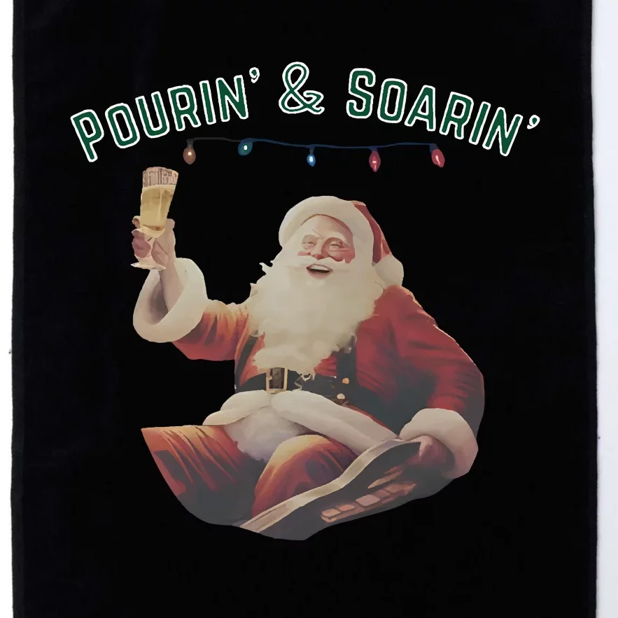 Pourin And Soarin Tacky Platinum Collection Golf Towel