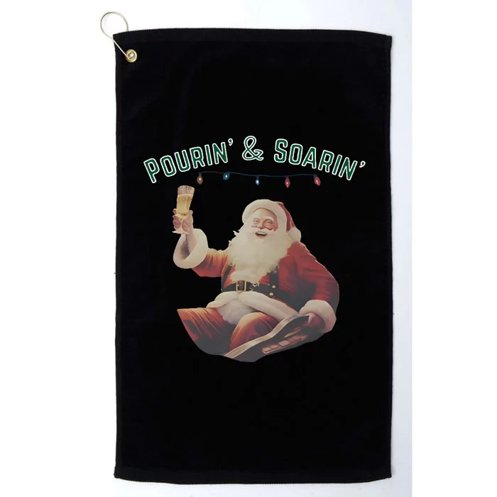 Pourin And Soarin Tacky Platinum Collection Golf Towel