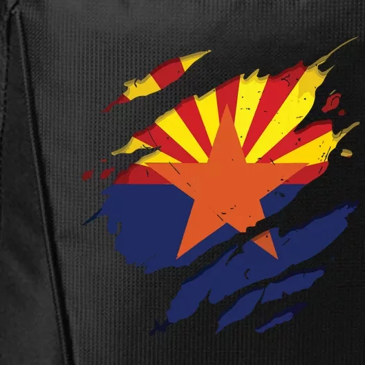 Proud Arizonan Shirts Az State Torn Ripped Arizona Flag City Backpack