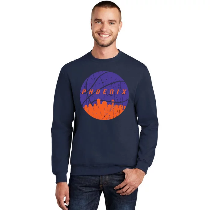 Phoenix Arizona State Love Basketball Vintage Design Tall Sweatshirt