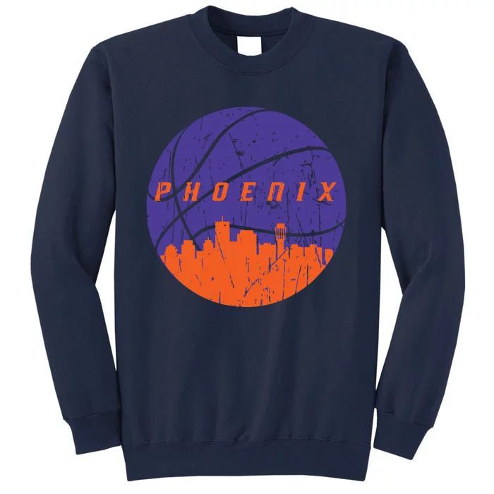 Phoenix Arizona State Love Basketball Vintage Design Tall Sweatshirt