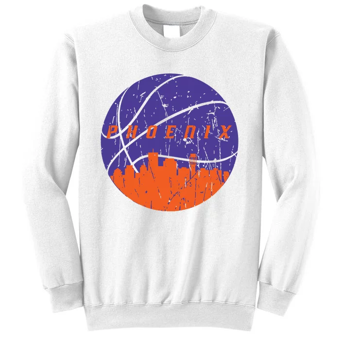 Phoenix Arizona State Love Basketball Vintage Design Sweatshirt