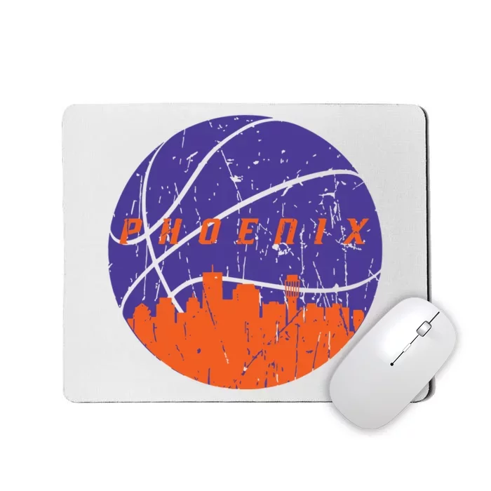 Phoenix Arizona State Love Basketball Vintage Design Mousepad