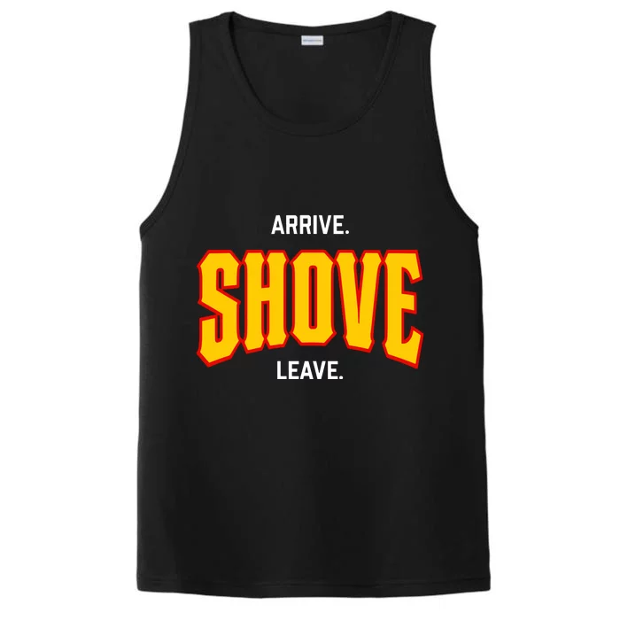 Pittsburgh Arrive Shove Leave Performance Tank