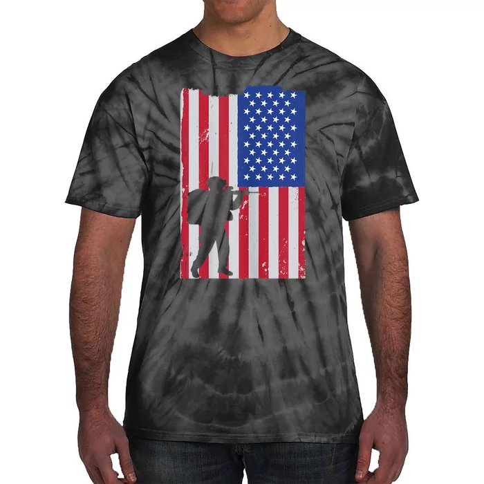 Patriot American Soldier Tie-Dye T-Shirt