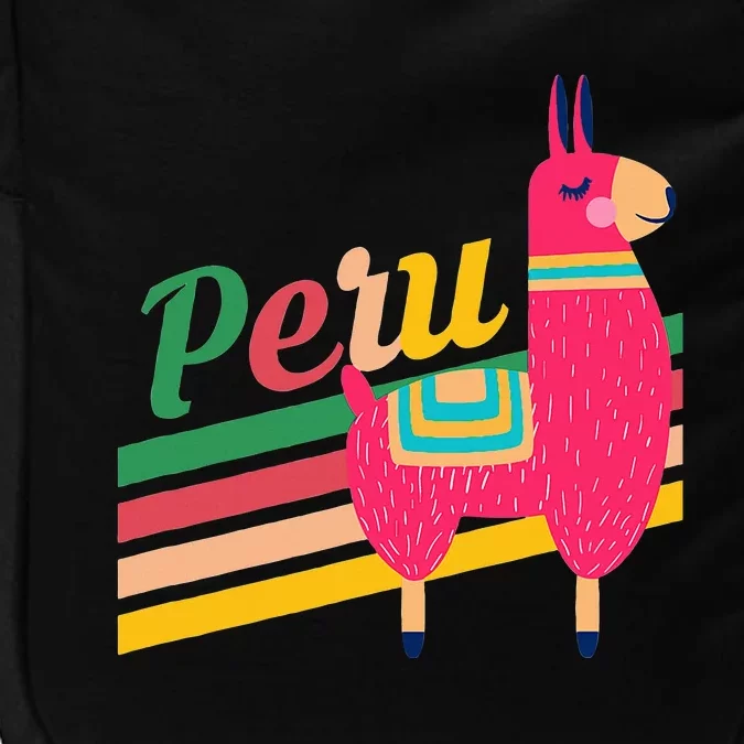 Peru Alpacas South America Vacation Impact Tech Backpack