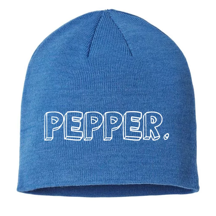 Pepper And Salt Pepper Costume Couple Matching Meaningful Gift 8 1/2in Sustainable Knit Beanie