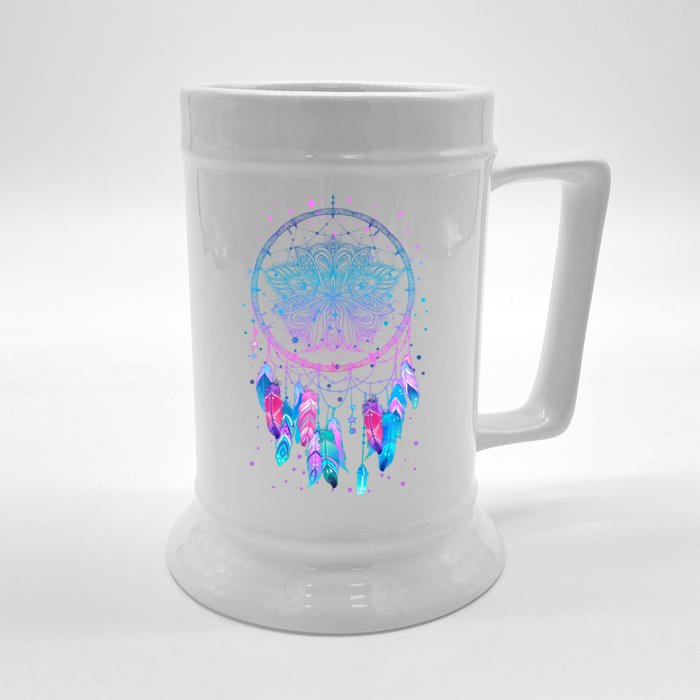 Pastel Dream Catcher Front & Back Beer Stein