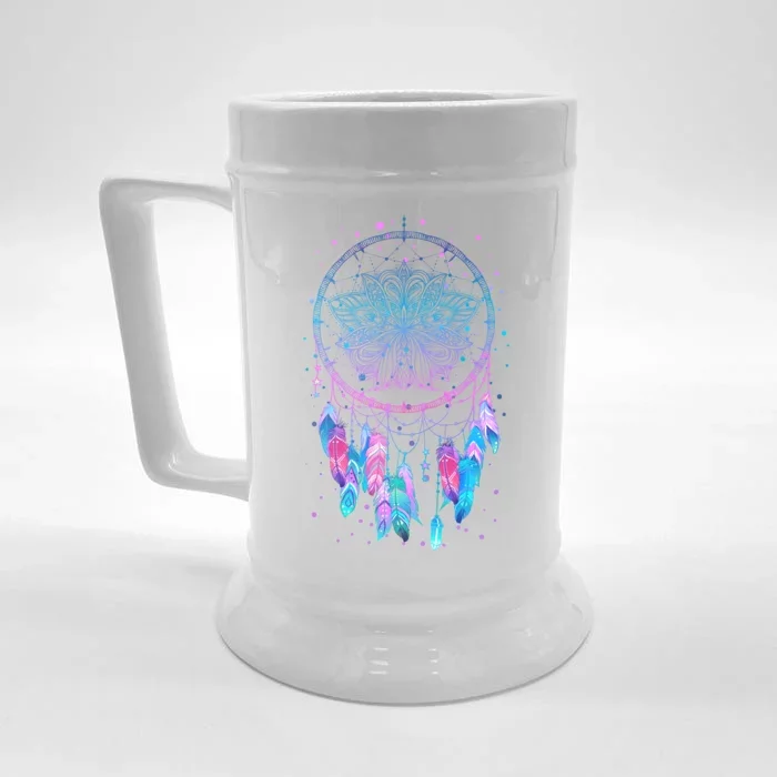 Pastel Dream Catcher Front & Back Beer Stein