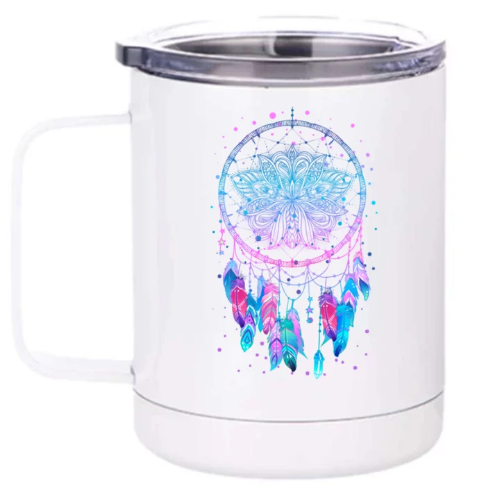 Pastel Dream Catcher Front & Back 12oz Stainless Steel Tumbler Cup