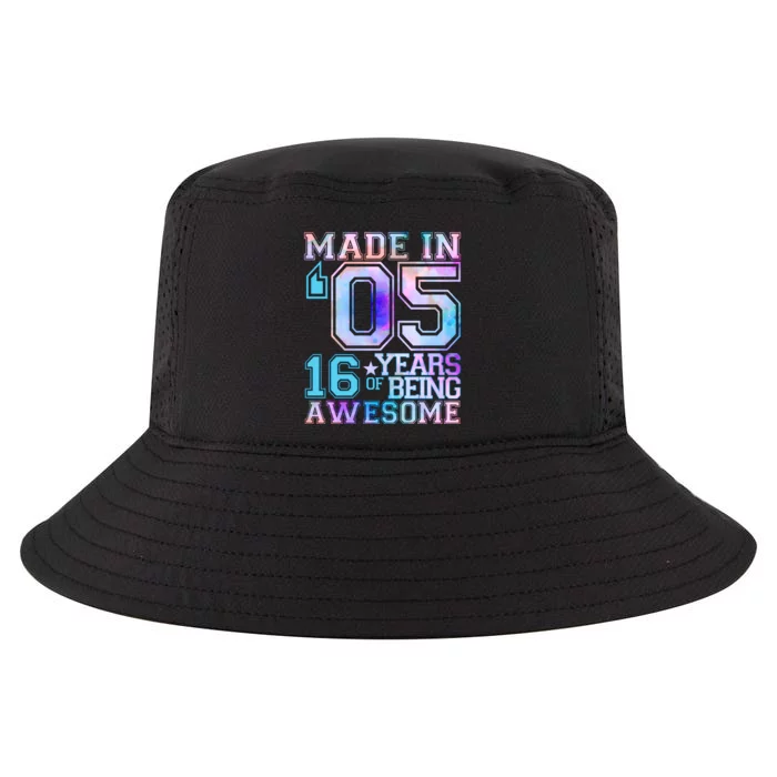 Pastel Made In '05 2005 16 Years of Being Awesome Birthday Cool Comfort Performance Bucket Hat