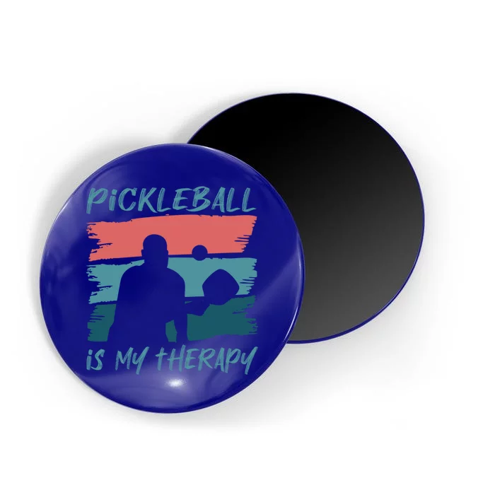 Pickleball As Therapy Funny Saying Hobby Sports Cool Gift Magnet