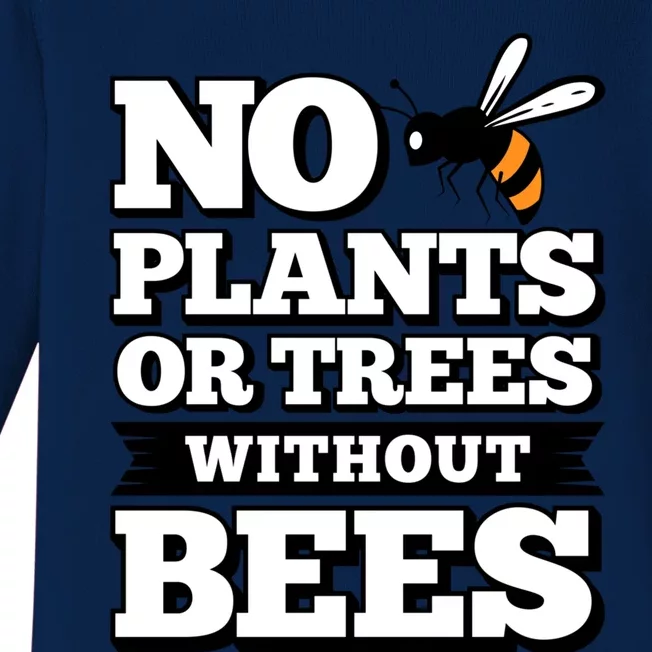 Plants And Trees Beekeeper Save The Bees Bee Lovers Gift Baby Long Sleeve Bodysuit