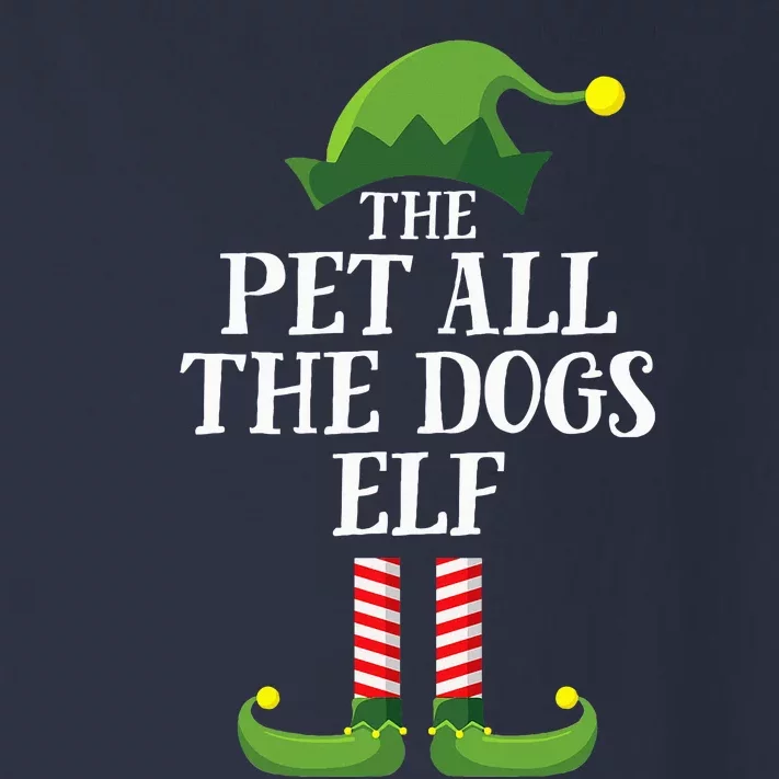 Pet All The Dogs Elf Matching Family Group Christmas Pajama Toddler Long Sleeve Shirt