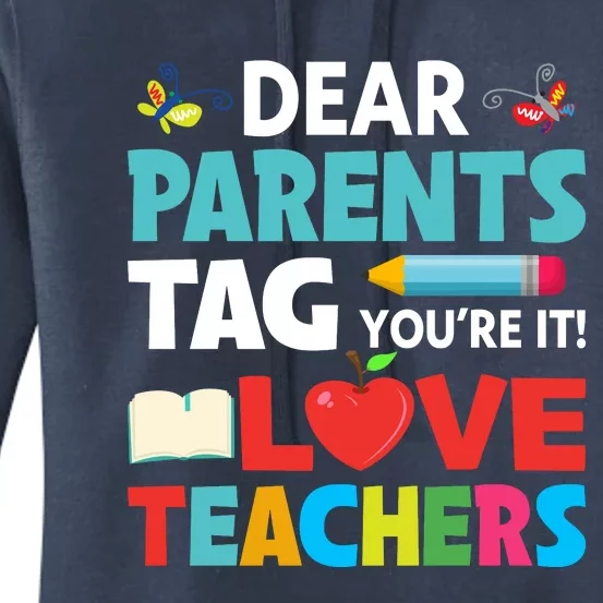 Parents And Teachers Back To School Women's Pullover Hoodie