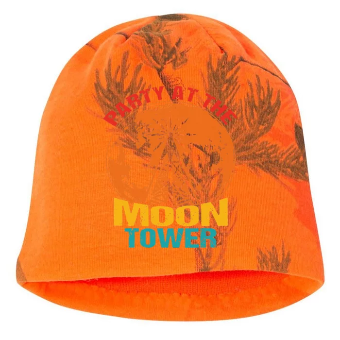 Party At The Moon Tower Kati - Camo Knit Beanie