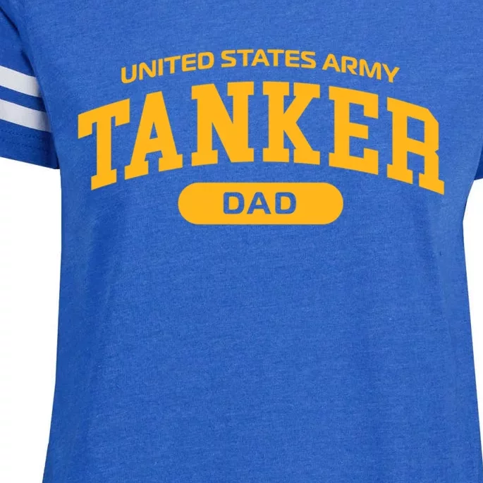 Proud Army Tanker Dad Gift Enza Ladies Jersey Football T-Shirt