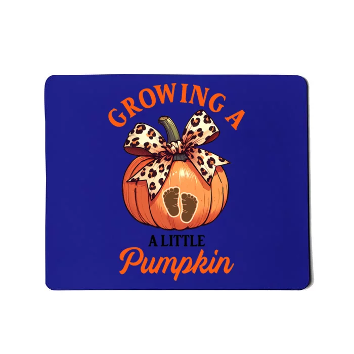 Pregnancy Announcement Thanksgiving Growing Little A Pumpkin Mousepad