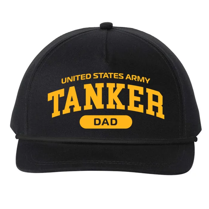 Proud Army Tanker Dad Meaningful Gift Snapback Five-Panel Rope Hat