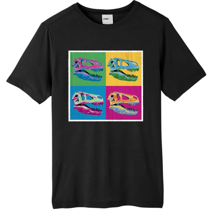 Pop Art TRex Skeleton Tyrannosaurus Rex ChromaSoft Performance T-Shirt