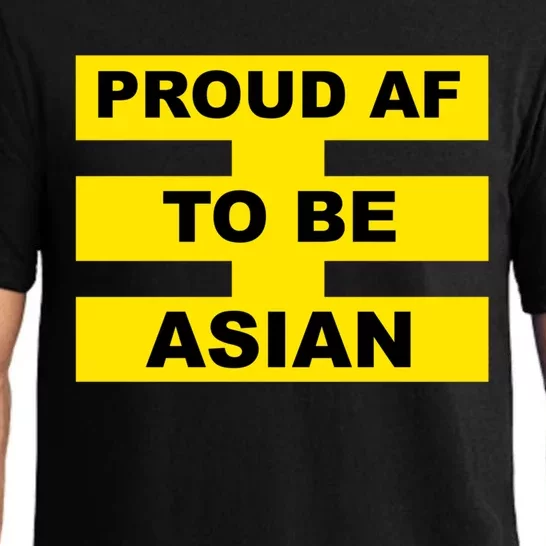 Proud Af To Be Asian Great Asian American Gift Pajama Set