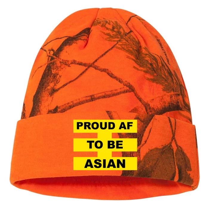 Proud Af To Be Asian Great Asian American Gift Kati - 12in Camo Beanie