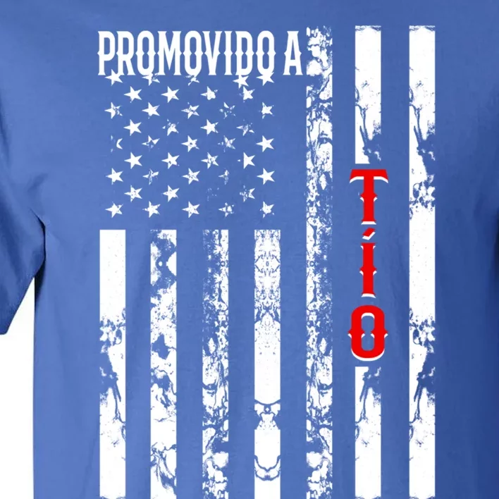 Promovido A Tio American Flag Spanish Uncle Announcet Gift Tall T-Shirt