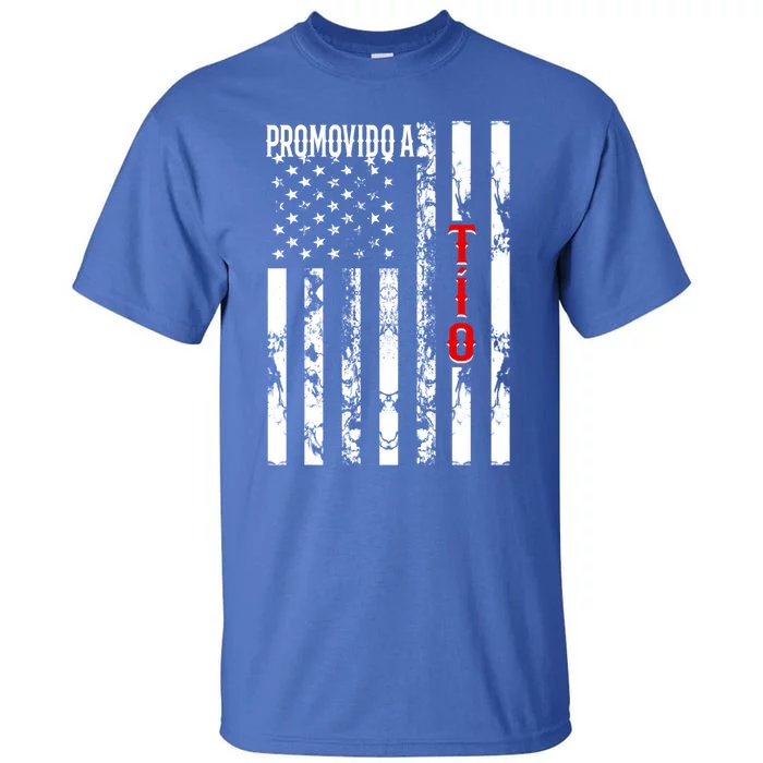 Promovido A Tio American Flag Spanish Uncle Announcet Gift Tall T-Shirt