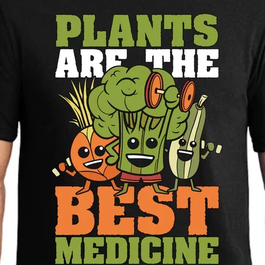 Plants Are The Best Vegan Lifestyle Vegetable Lover Veganism Gift Pajama Set