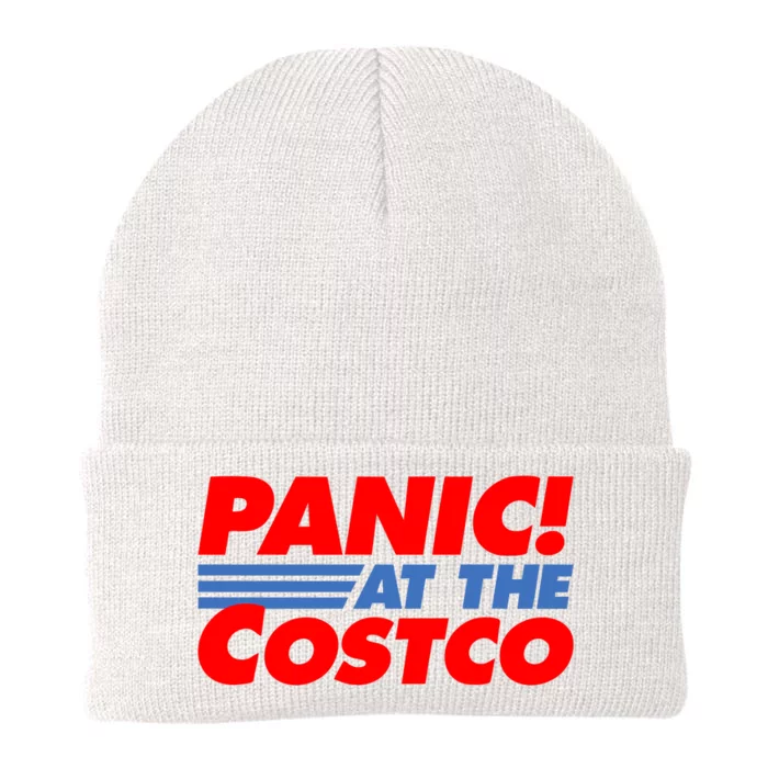 Panic At The Costco Funny Meme Knit Cap Winter Beanie