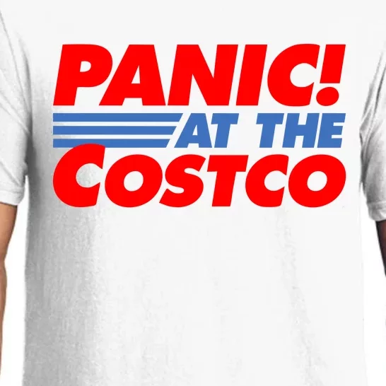 Panic At The Costco Funny Meme Pajama Set