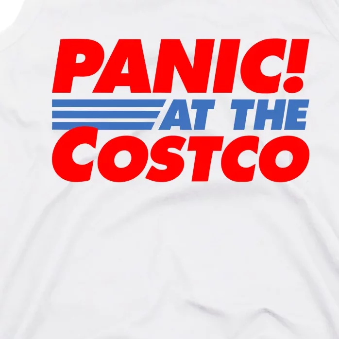 Panic At The Costco Funny Meme Tank Top