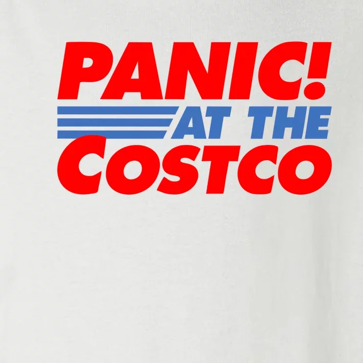 Panic At The Costco Funny Meme Toddler Long Sleeve Shirt