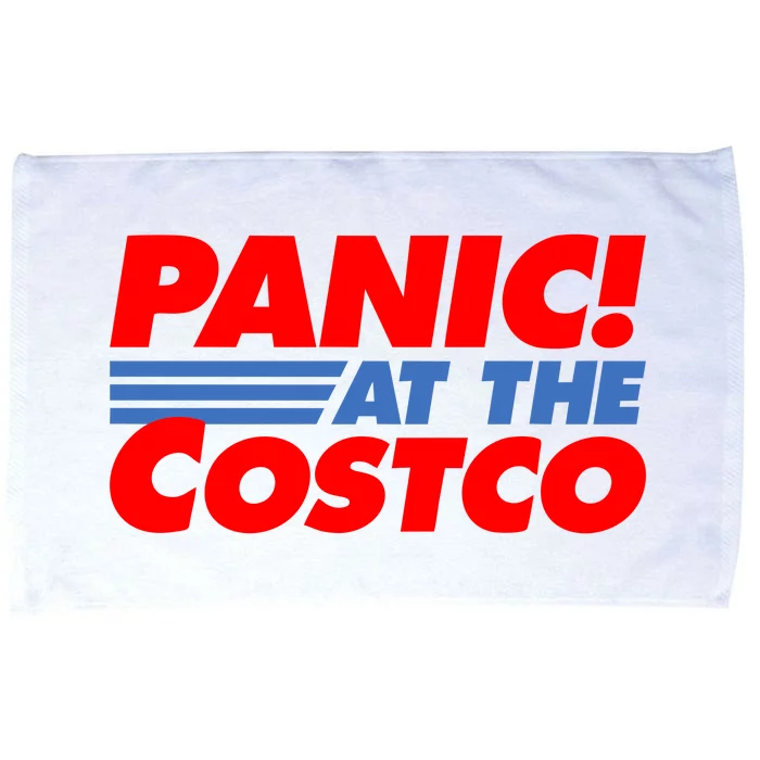 Panic At The Costco Funny Meme Microfiber Hand Towel