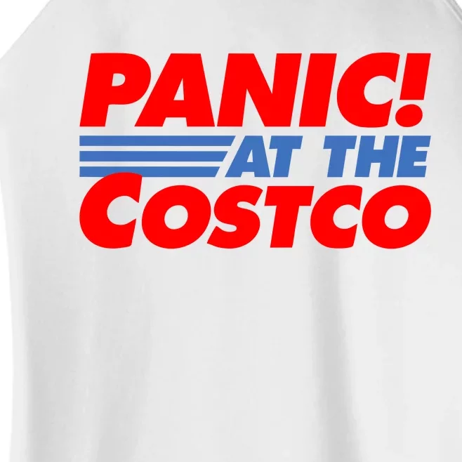 Panic At The Costco Funny Meme Women’s Perfect Tri Rocker Tank