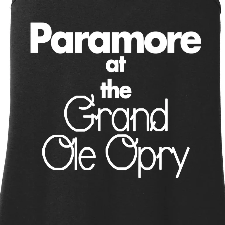 P.A.R.A.M.O.R.E At The Grand Ole Opry. Ladies Essential Tank