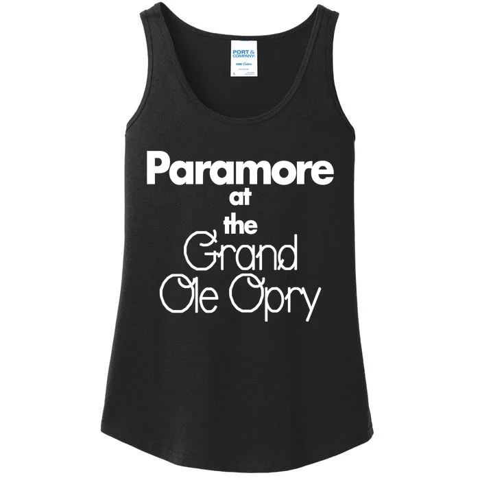 P.A.R.A.M.O.R.E At The Grand Ole Opry. Ladies Essential Tank