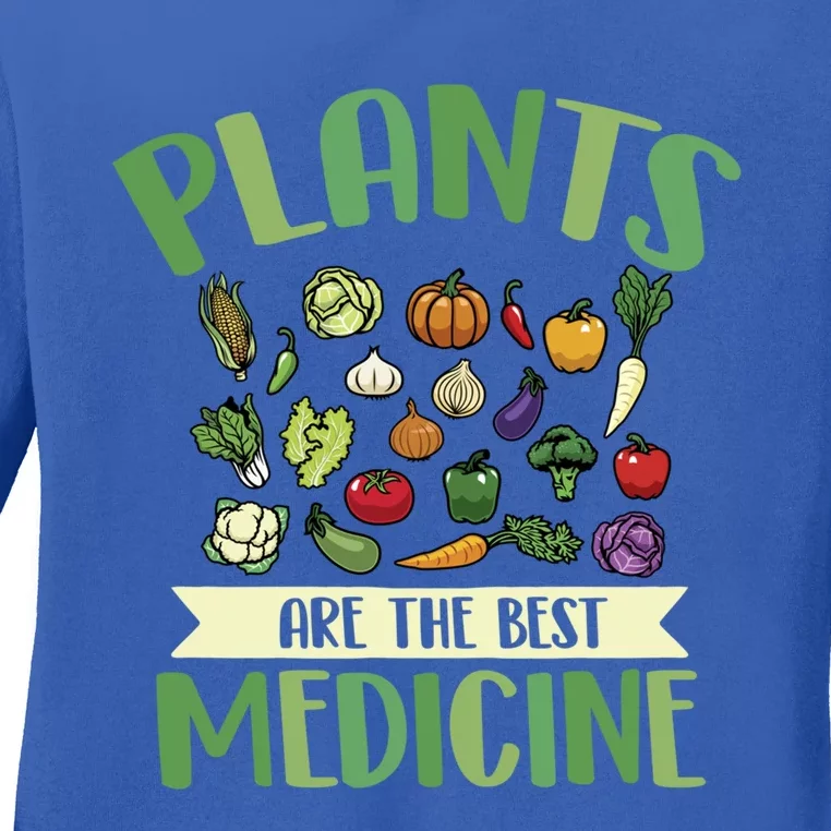 Plants Are The Best Medicine Meaningful Gift Ladies Long Sleeve Shirt