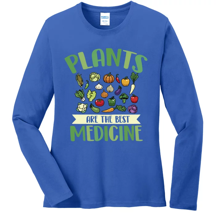 Plants Are The Best Medicine Meaningful Gift Ladies Long Sleeve Shirt