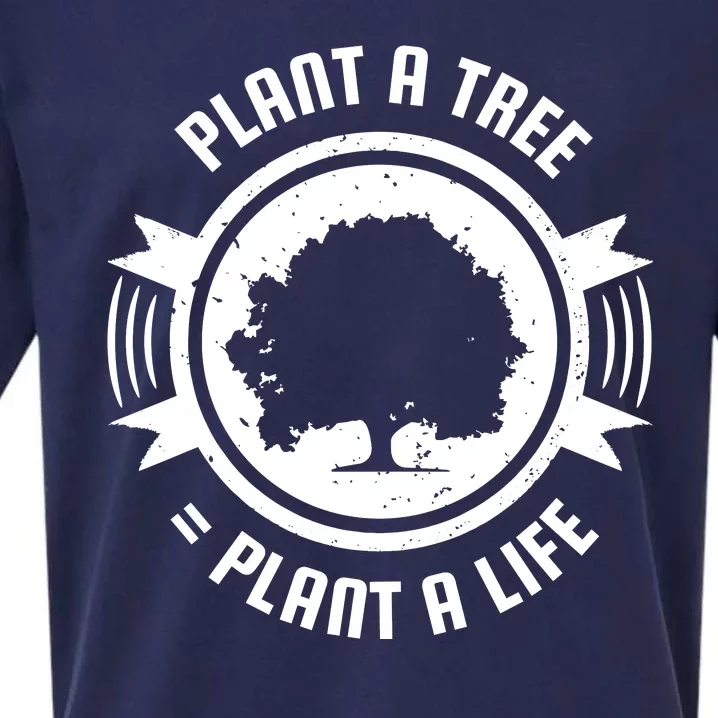 Plant A Tree Plant A Life Sueded Cloud Jersey T-Shirt