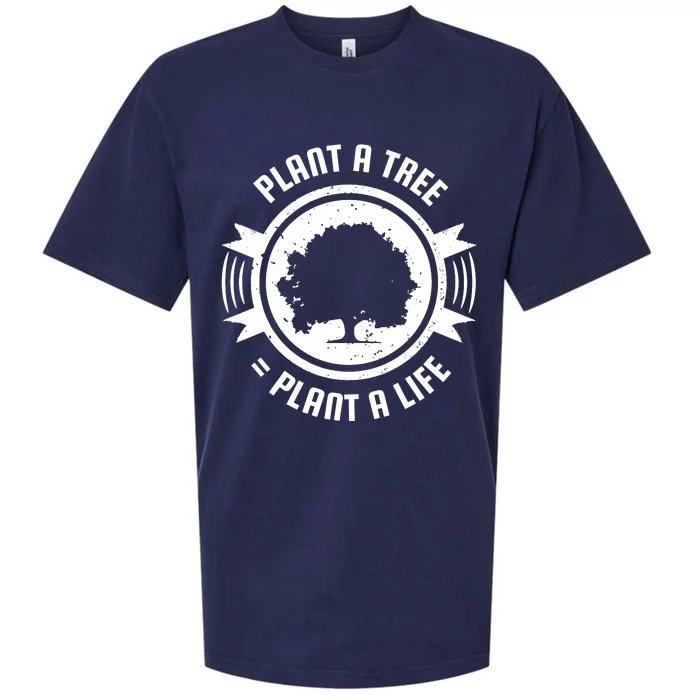 Plant A Tree Plant A Life Sueded Cloud Jersey T-Shirt