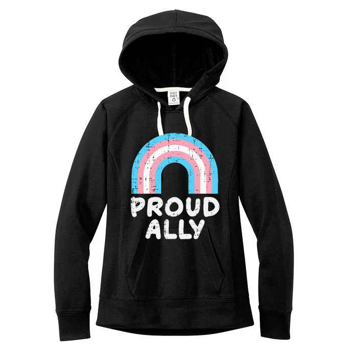 Proud Ally Transsexual Women's Fleece Hoodie