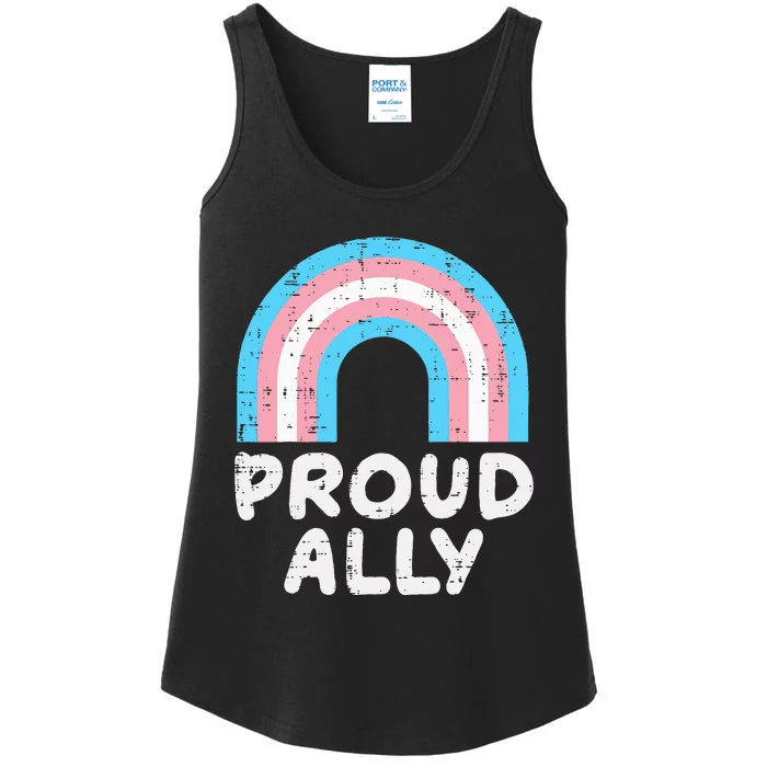 Proud Ally Transsexual Ladies Essential Tank