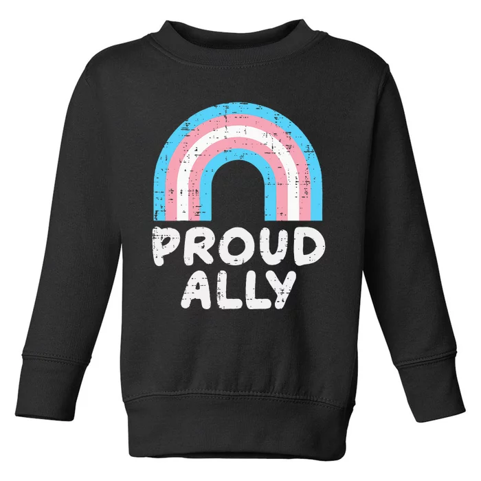 Proud Ally Transsexual Toddler Sweatshirt