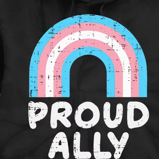 Proud Ally Transsexual Tie Dye Hoodie