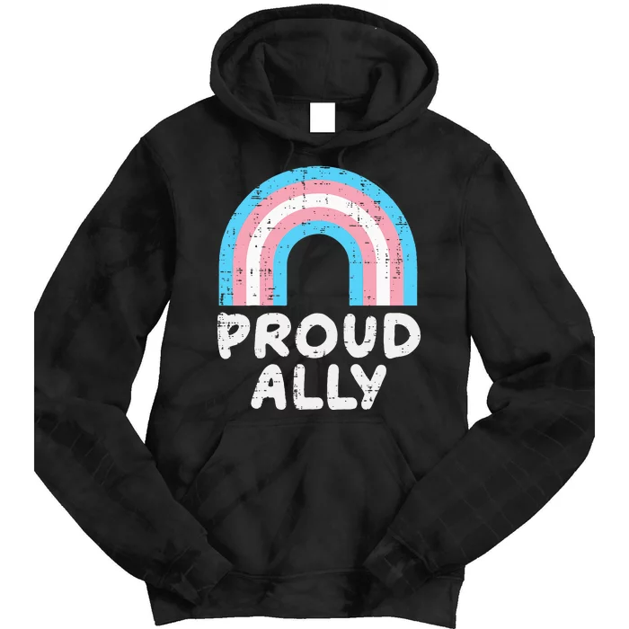 Proud Ally Transsexual Tie Dye Hoodie