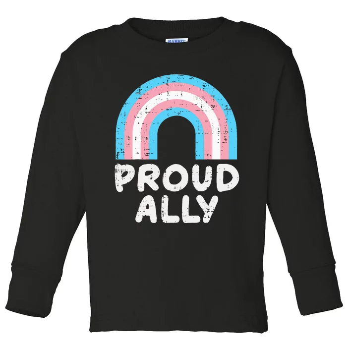 Proud Ally Transsexual Toddler Long Sleeve Shirt