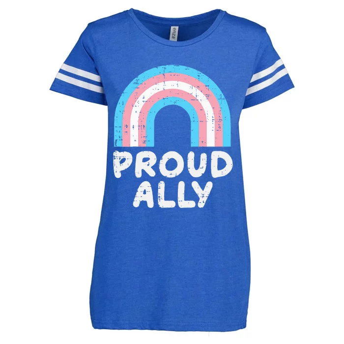 Proud Ally Transsexual Enza Ladies Jersey Football T-Shirt