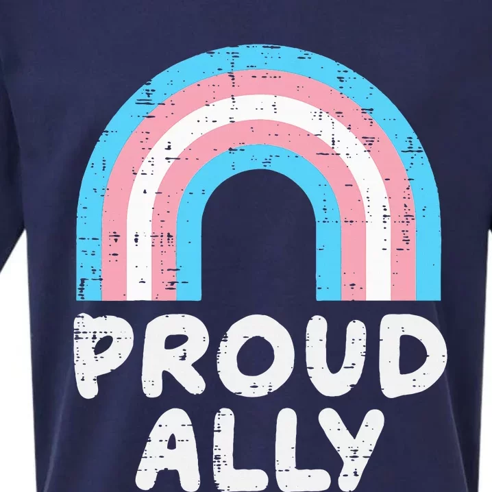 Proud Ally Transsexual Sueded Cloud Jersey T-Shirt