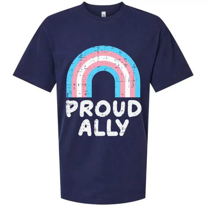 Proud Ally Transsexual Sueded Cloud Jersey T-Shirt